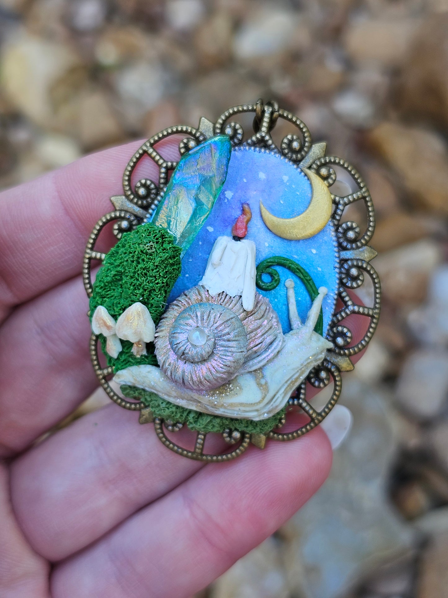 Labyrinth's Secret Pendant