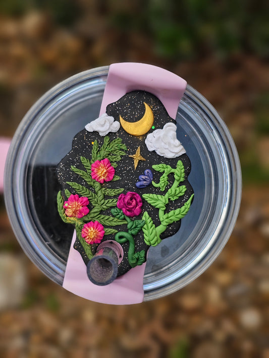 Midnight Garden Cup Topper