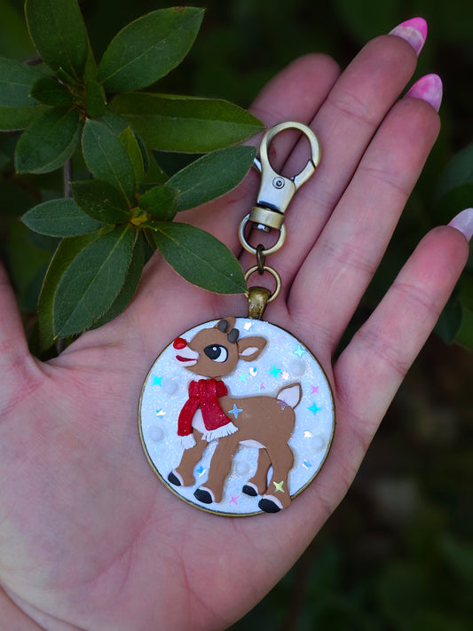 Rudolph Bag Charm