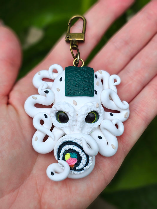 Sesame Small Octopus Bag Charm