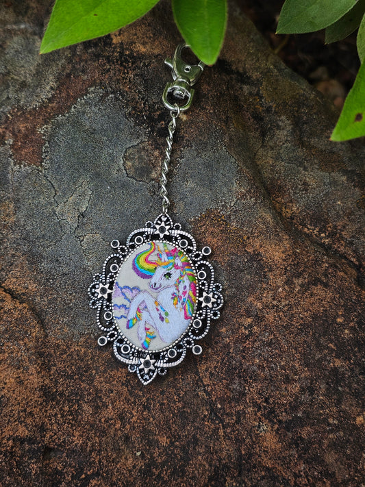 90s Unicorn Convertible Bag Charm