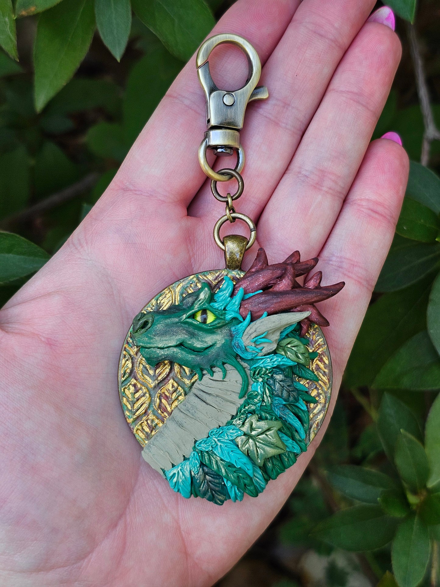 Forrest Dragon Pendant