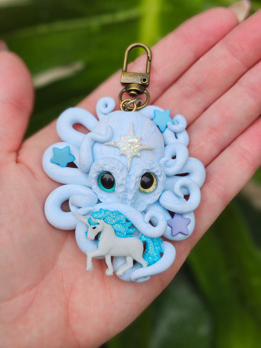 Misty Small Octopus Bag Charm