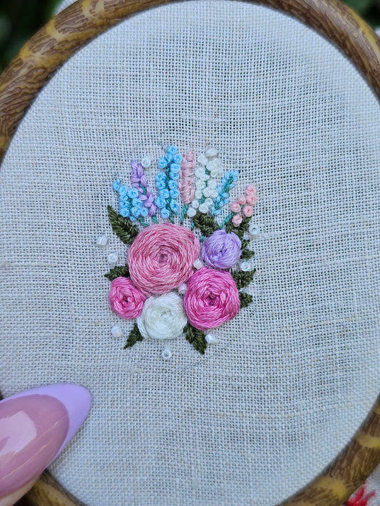 Spring Blooms Bag Pendant