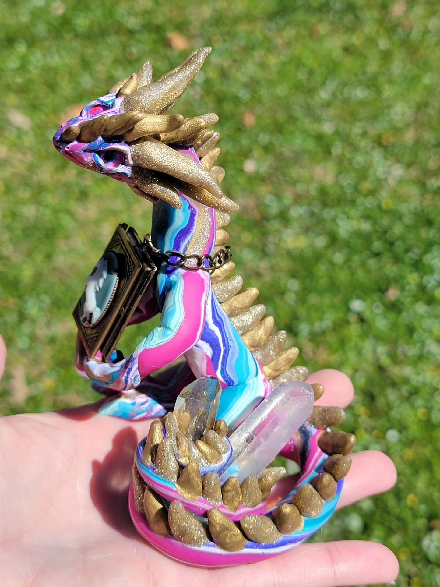 Aurora Dragon Sculpture