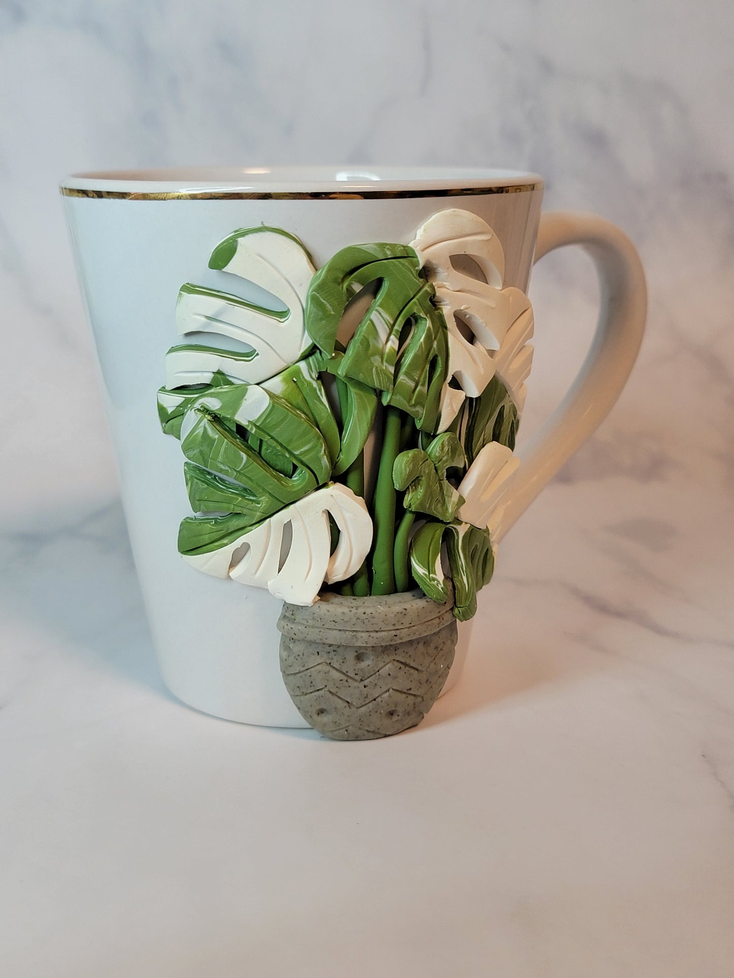 Variegated Monstera Coffee Mug