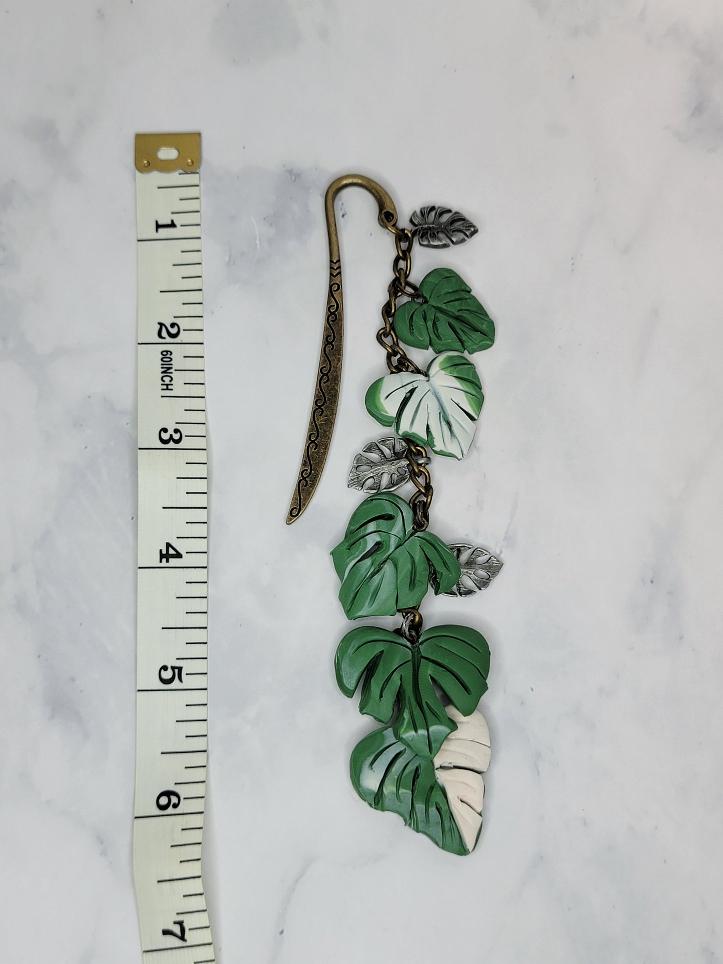 Variegated Monstera Bookmark