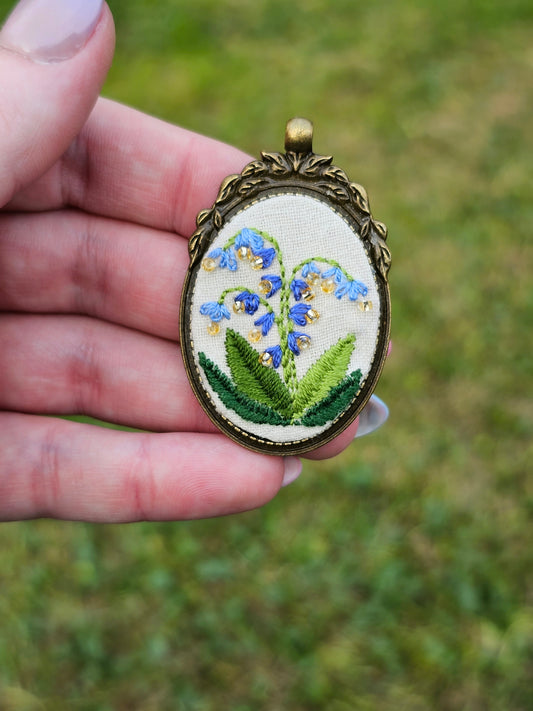 Bluebonnet Convertible Pendant/Bolo