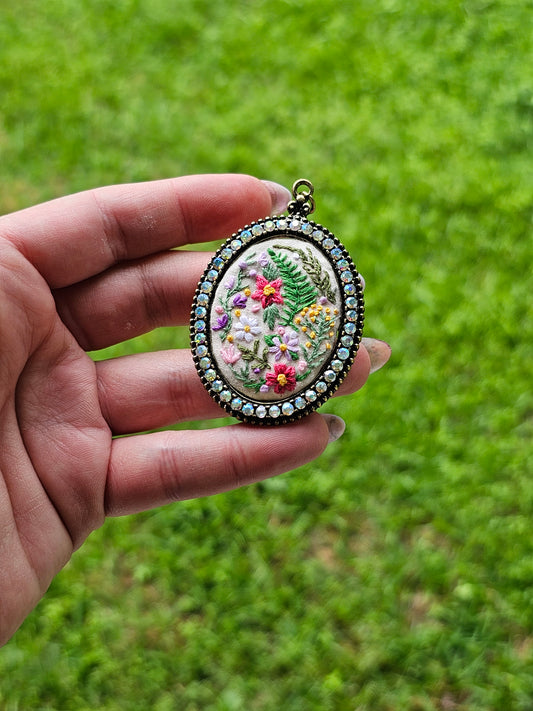 Fresh Flowers Convertible Pendant, Bolo & Pin!