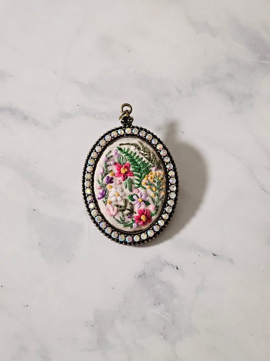 Fresh Flowers Convertible Pendant, Bolo & Pin!