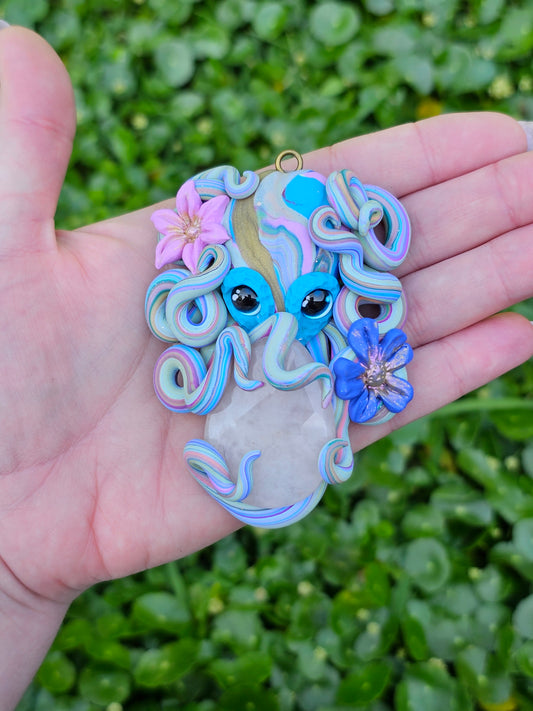 Lilah Medium Octopus Charm Pendant.