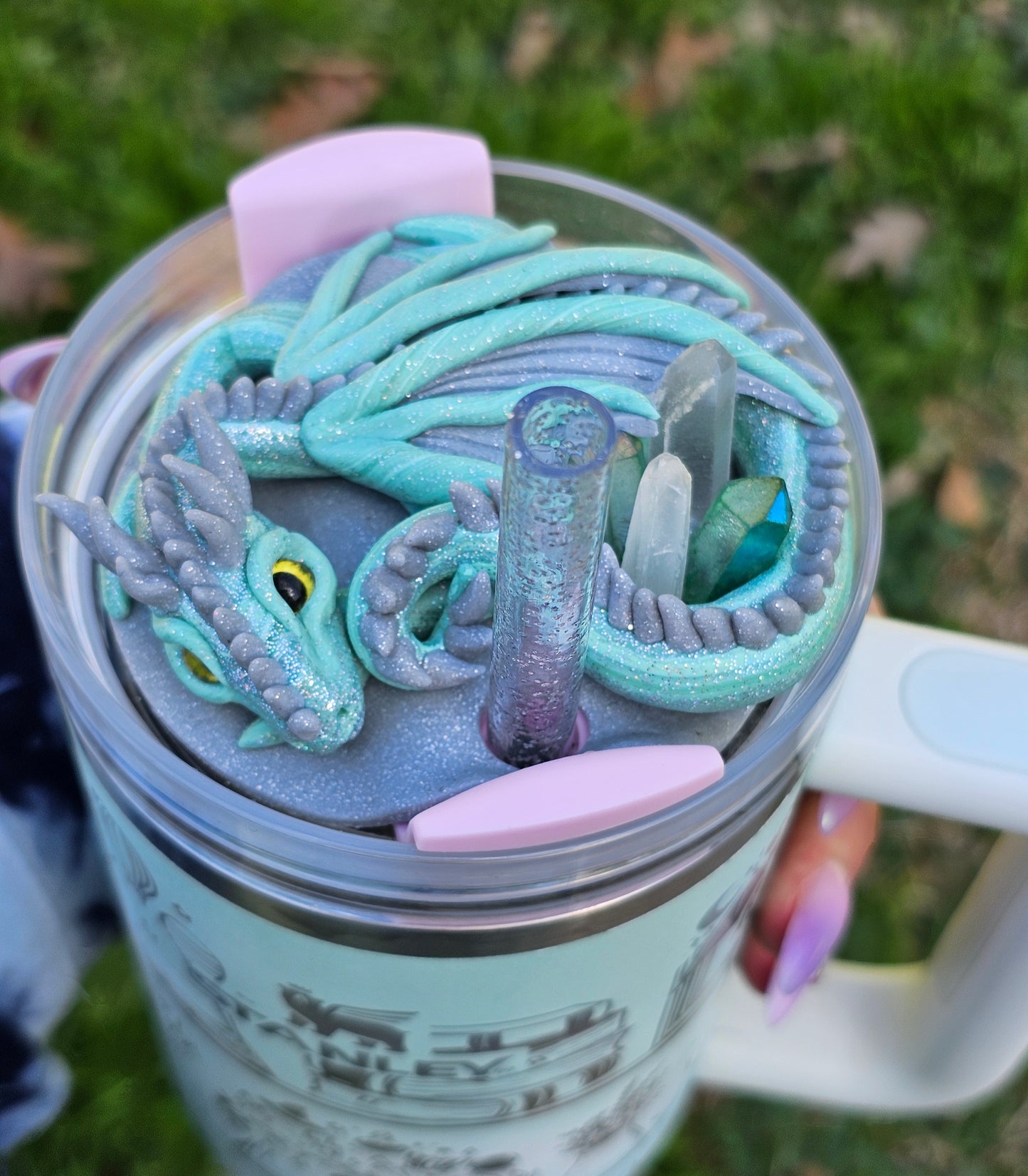 Mint Dragon Cup Pal