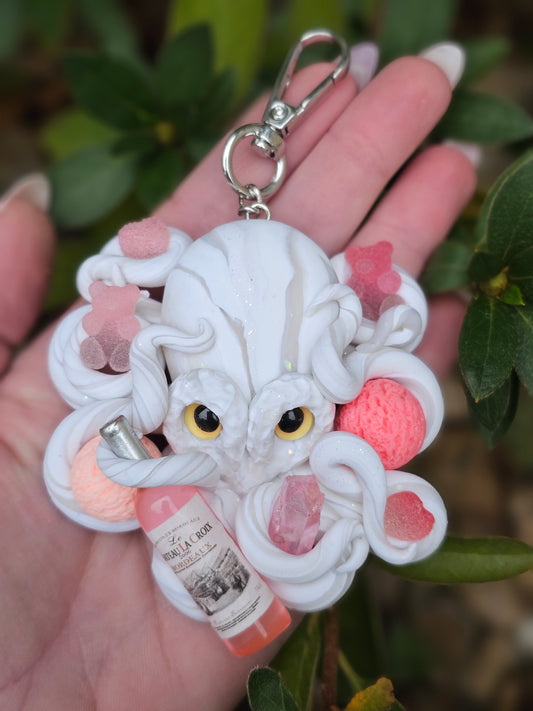 I'd Rather Stay Home Medium Octopus Charm