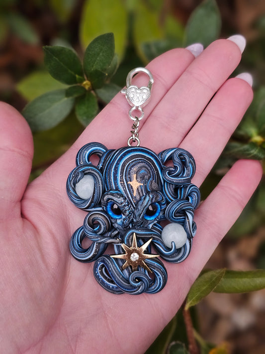 Little Galaxy Small Octopus Charm