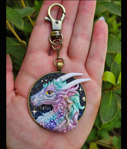 Custom Dragon Pendant Bolo Convertible