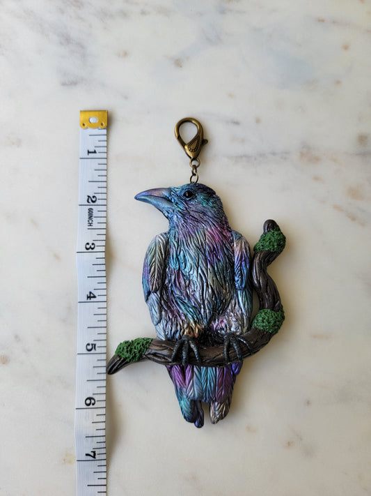 Muninn Raven Charm