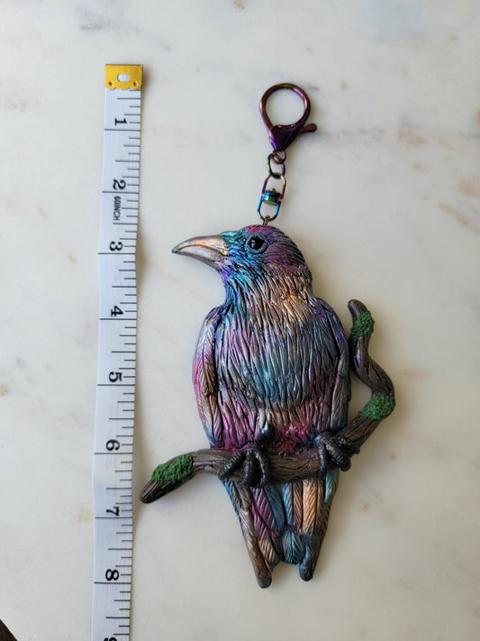 Huginn Raven Charm