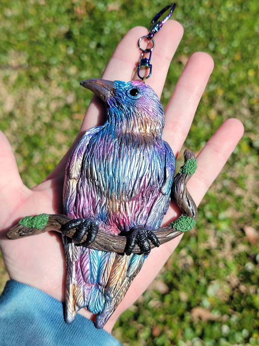 Huginn Raven Charm