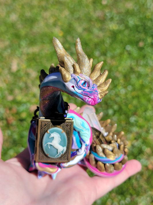 Aurora Dragon Sculpture