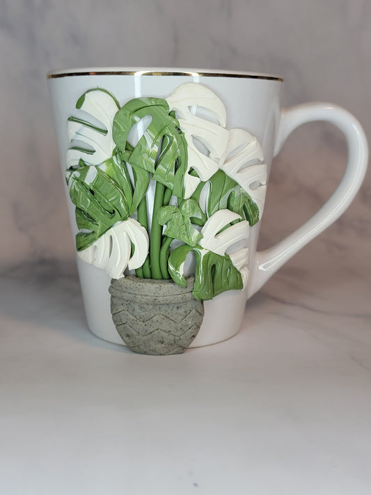 Variegated Monstera Coffee Mug