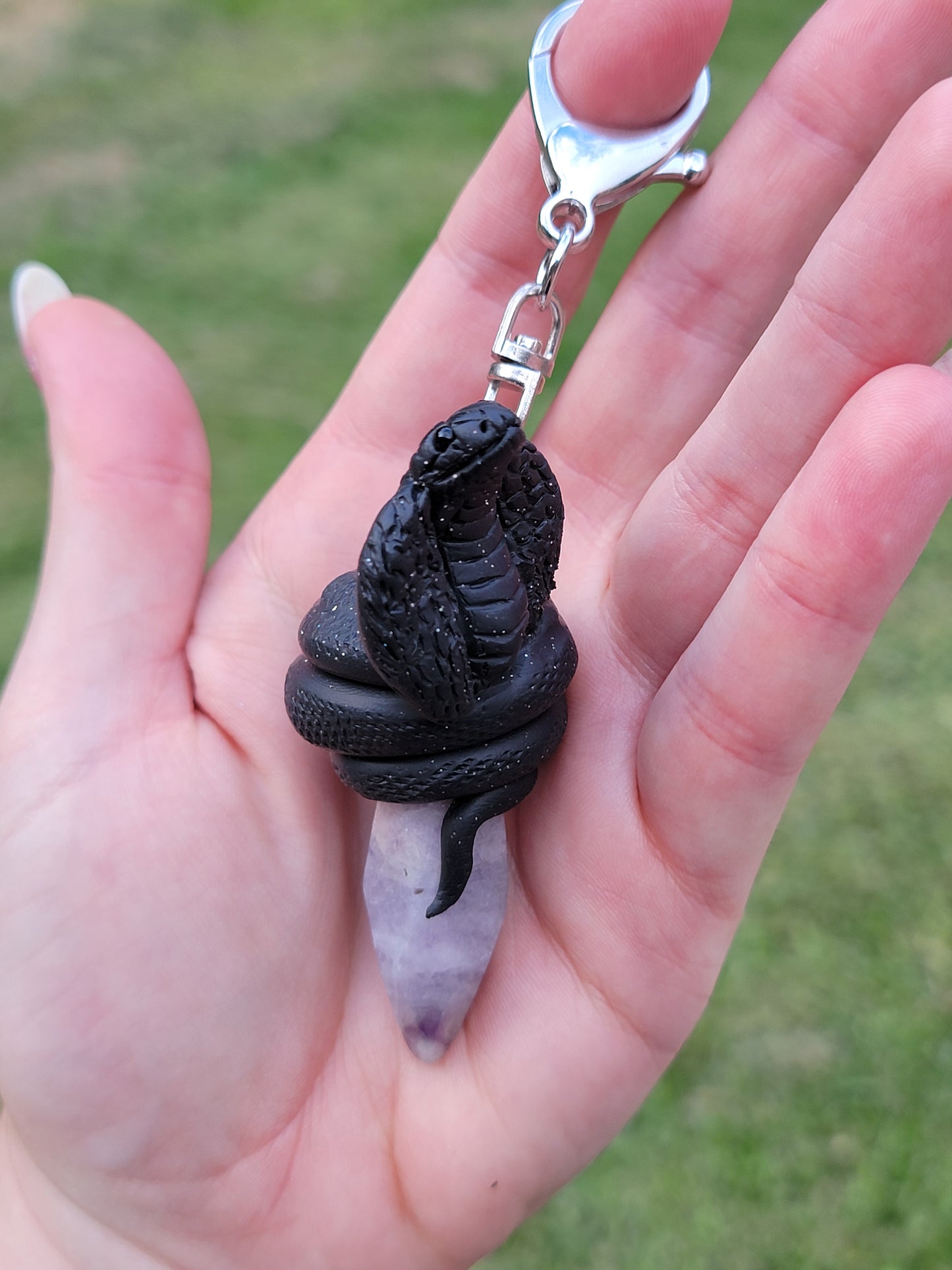 Black King Cobra Charm