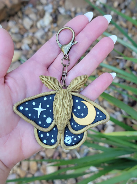 Night Moth Charm