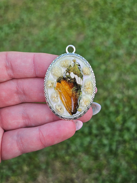 Monarch Butterfly Wing Pendant