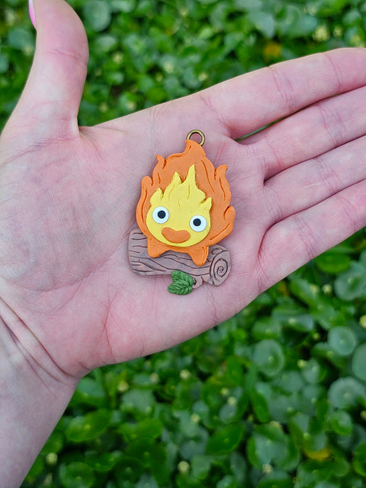 Lil Calcifer Charm Pendant